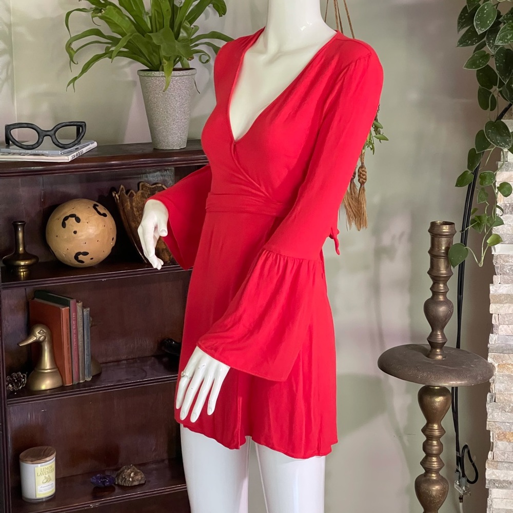 BCBG Generation Red Tie dress.